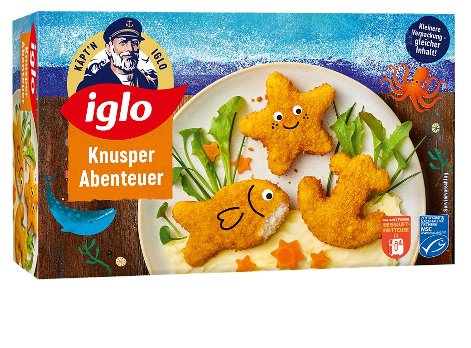 Iglo Käpt'n Iglo Knusper Abenteuer MSC Knusper Abenteuer ca. 11 Stück 352 G