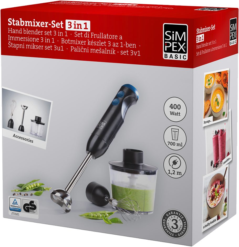 SIMPEX BASIC Stabmixer-Set 3in1