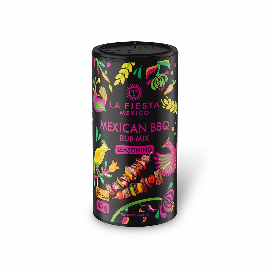 La Fiesta Mexico Seasoning Mexican BBQ Rub Mix 45g