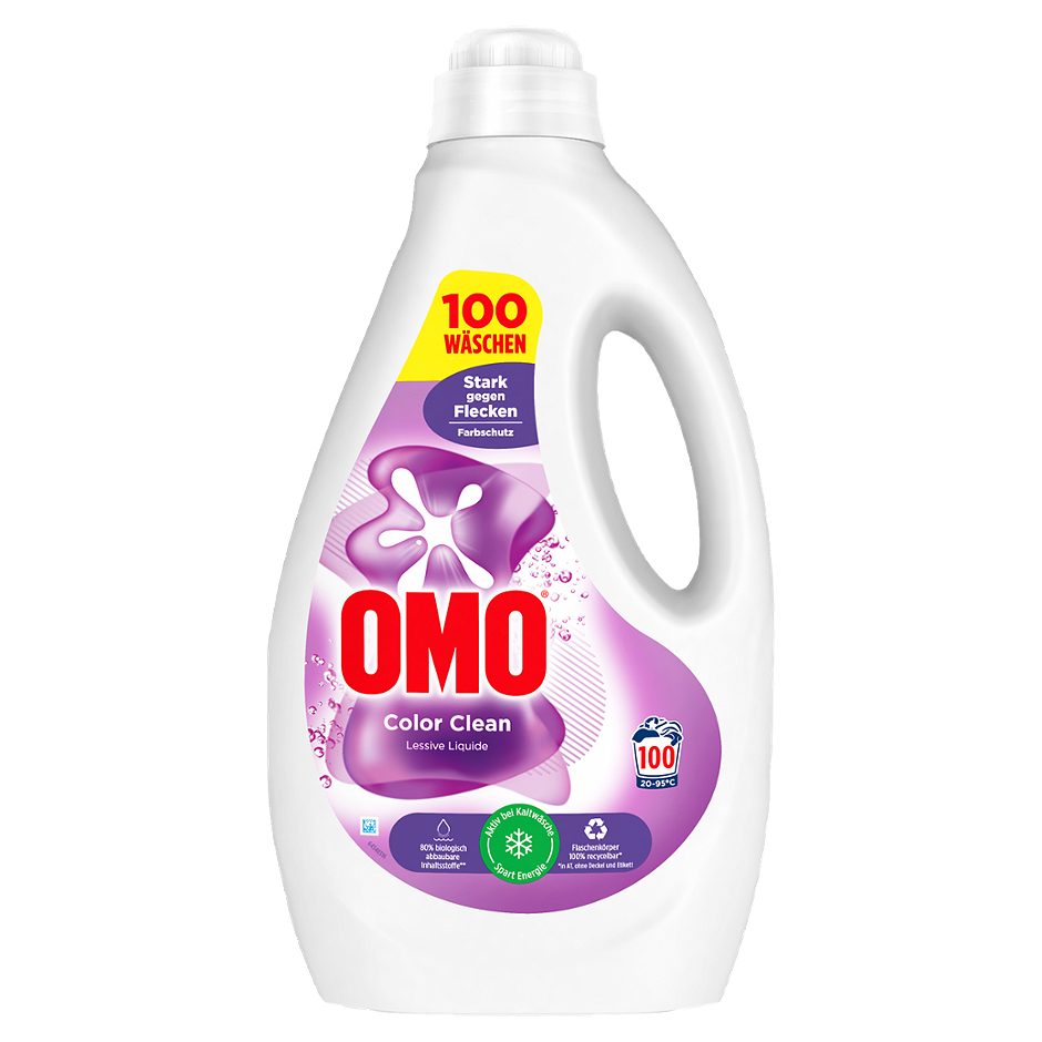 OMO Flüssigwaschmittel Color & Care 100WG