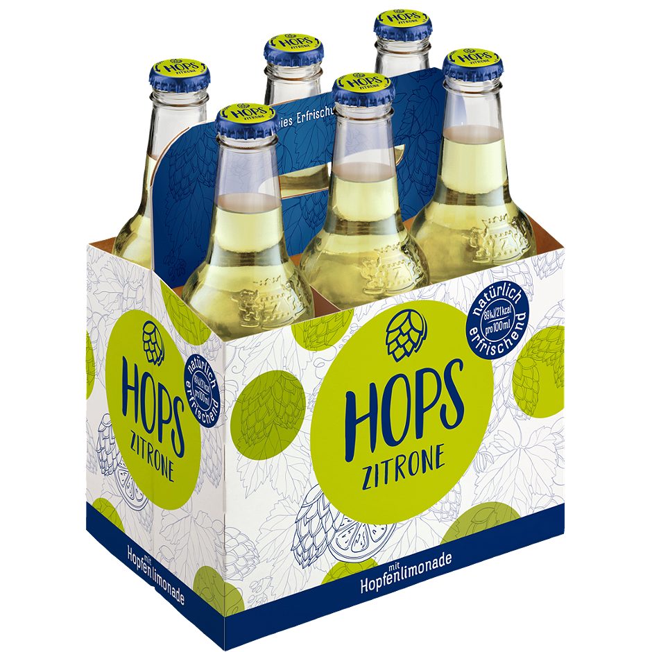 Hops Zitrone 6x0,33l 1.980 ML EINWEG ohne Pfand