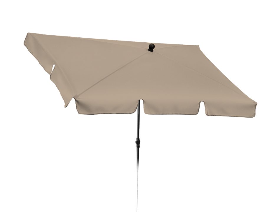 SIMPEX BASIC Rechteckschirm Beige 200 x 125 cm