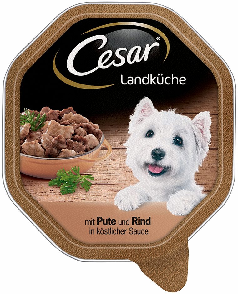 Cesar Landküche Hundenahrung Pute & Rind 150 G