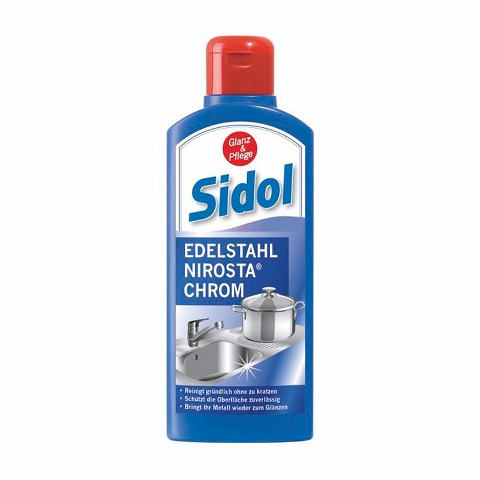 Sidol Reiniger Edelstahl, Nirosta, Chrom 250ml