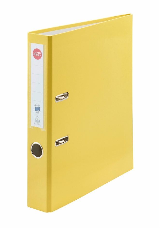 SPAR office Ordner A4, gelb 5cm