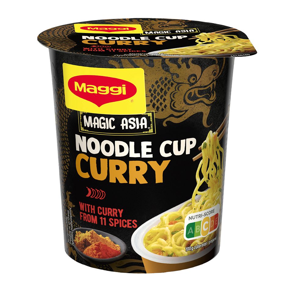 Maggi Magic Asia Instant Nudel Cup Curry 1 Portion