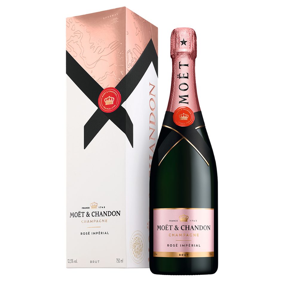 Moët & Chandon Champagner Rosé Imperial im GK 0,75 L