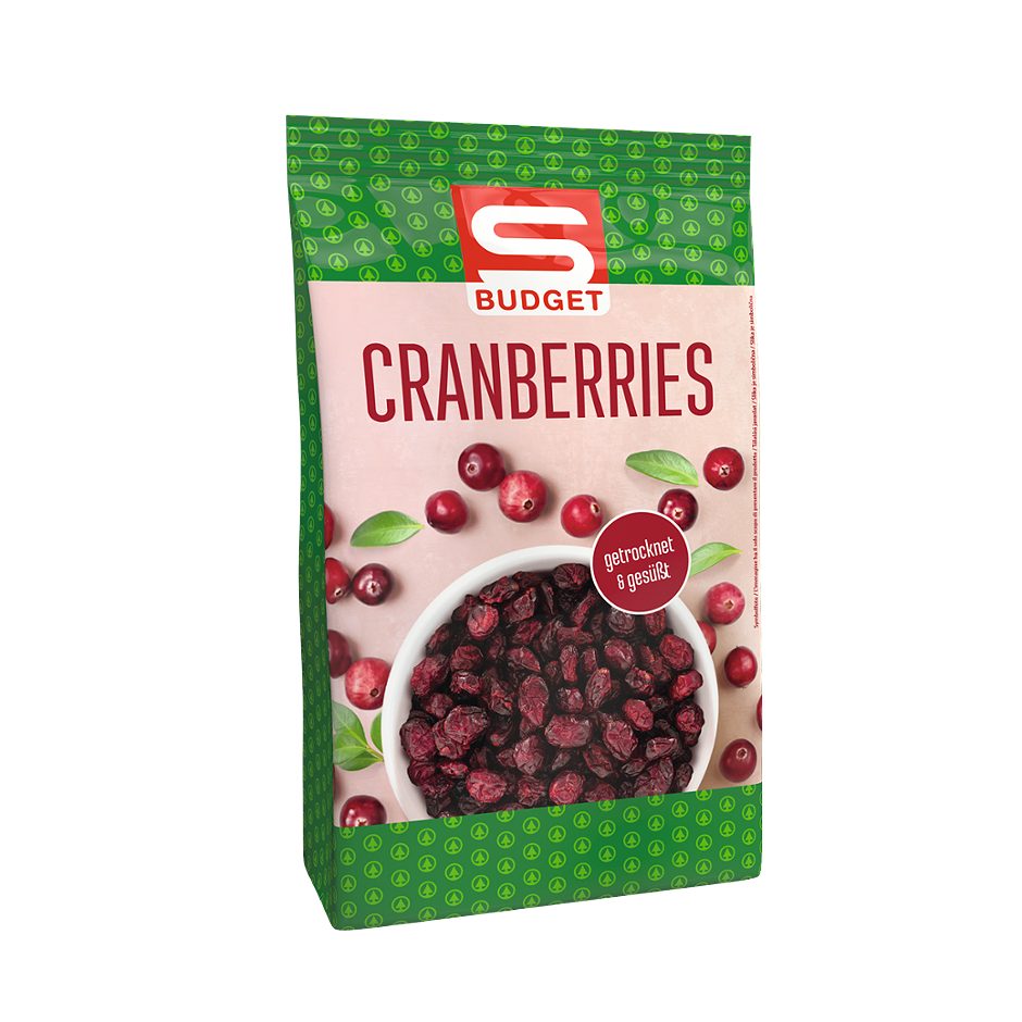 S-BUDGET Cranberrys 200 G