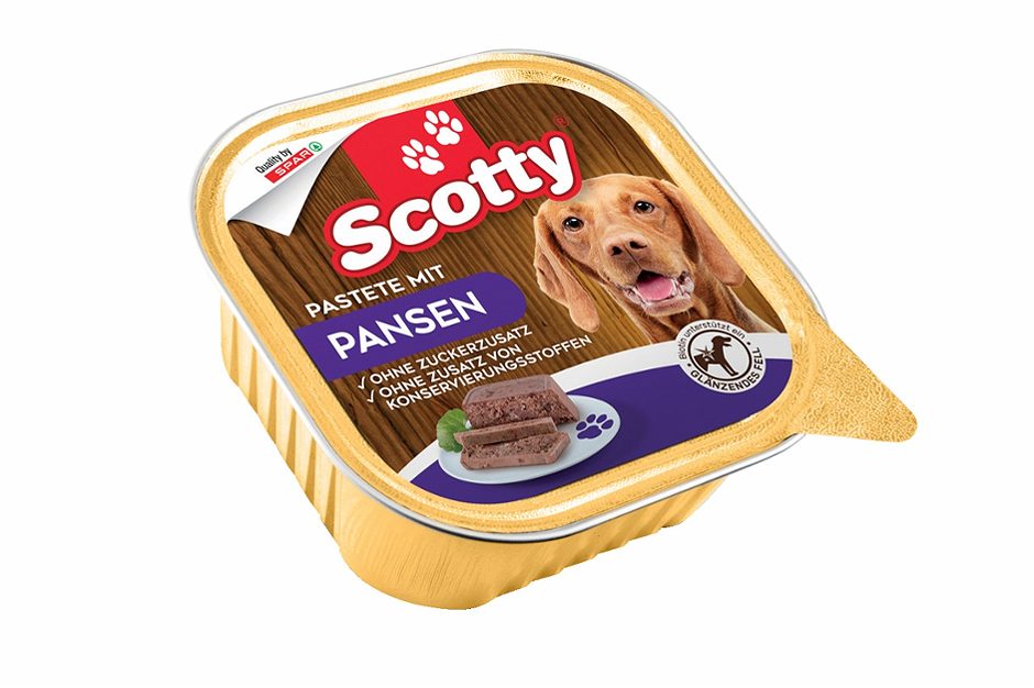 Scotty Hundenahrung Pastete mit Pansen 300 G