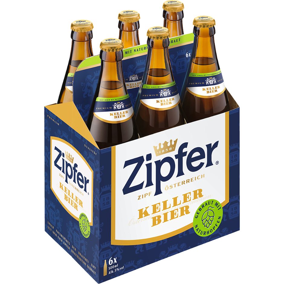 Zipfer Kellerbier 6x0,5l 3.000 ML MEHRWEG