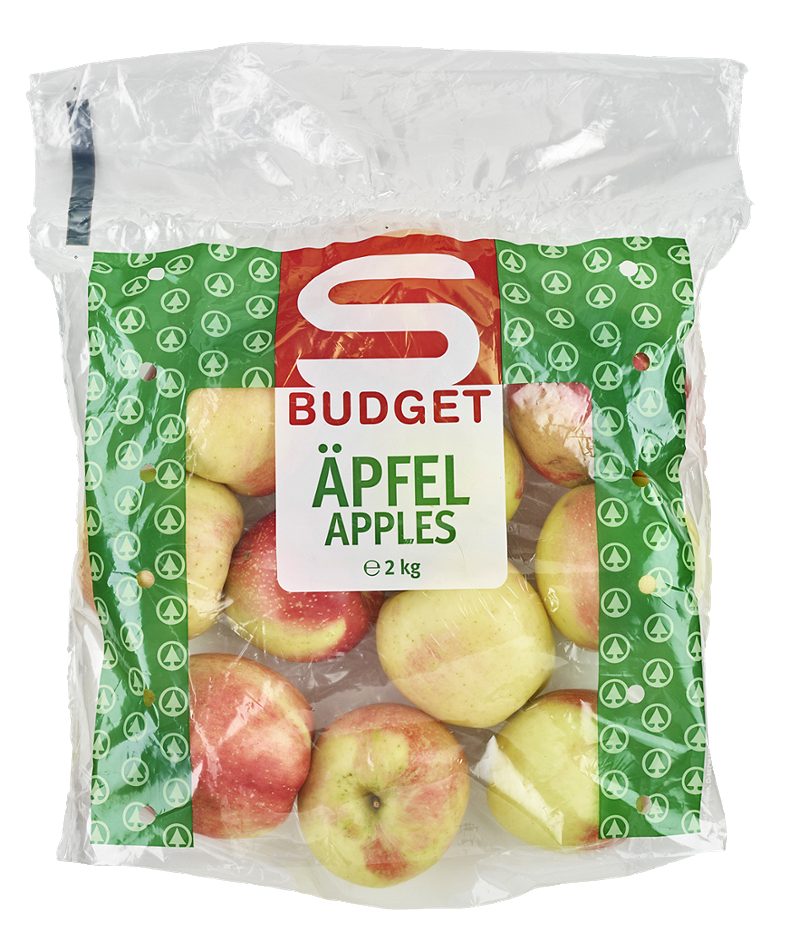 S-BUDGET Apfel rot Sorte: siehe Etikett 2kg Sack 2 KG
