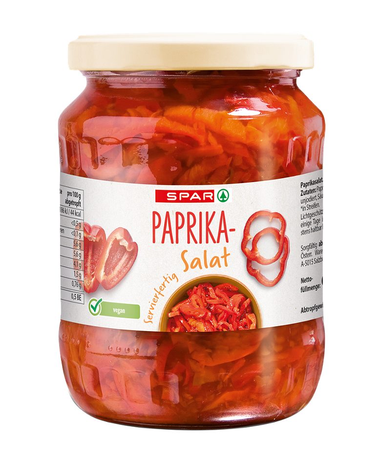 SPAR Paprika-Salat 650 G