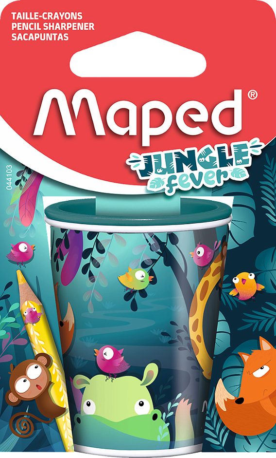 Maped Anspitzer JUNGLE FEVER, 2 Stiftgrößen