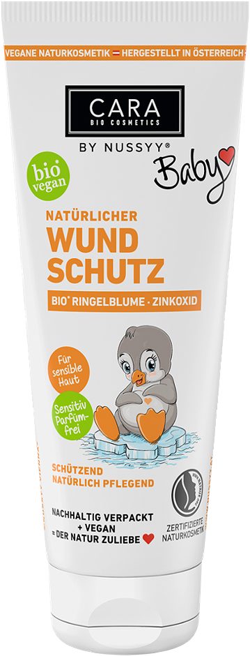 Nussyy CARA BIO COSMETICS Baby Natürlicher Wundschutz Bio Ringelblume / Zinkoxid 75ml