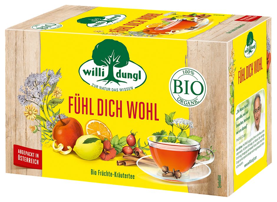Willi Dungl Bio-Früchte-Kräutertee Fühl dich wohl 20 Teebeutel