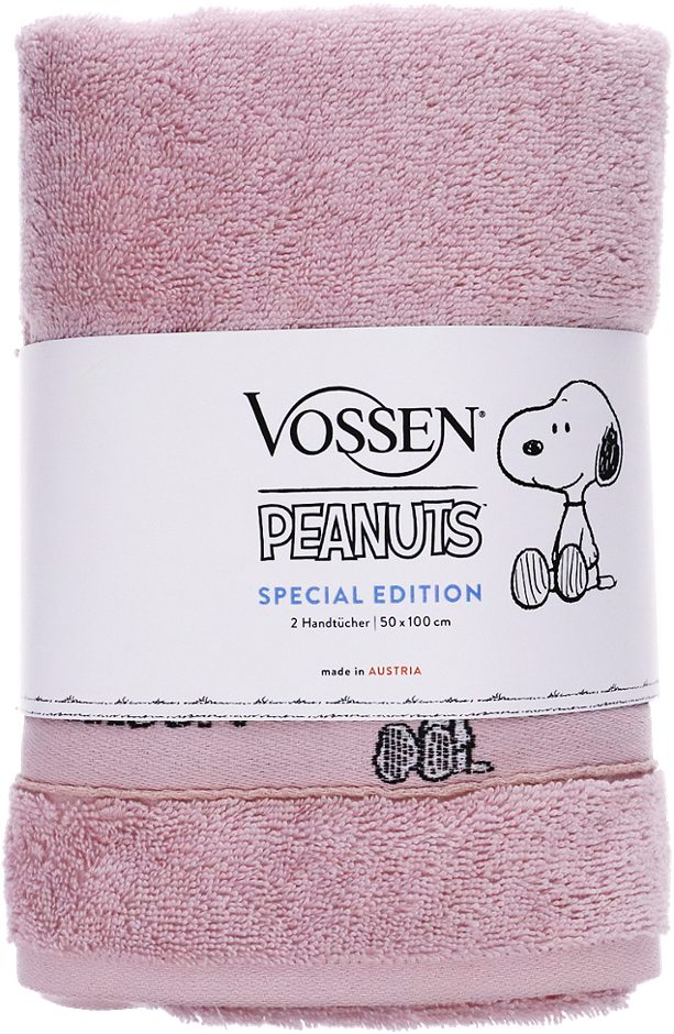 Vossen Peanuts Handtuch 2er Set sea lavender 50x100cm