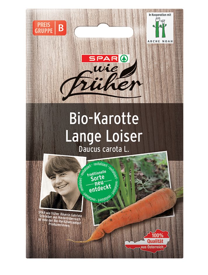 SPAR wie früher Saatgut Bio-Karotte Lange Loiser
