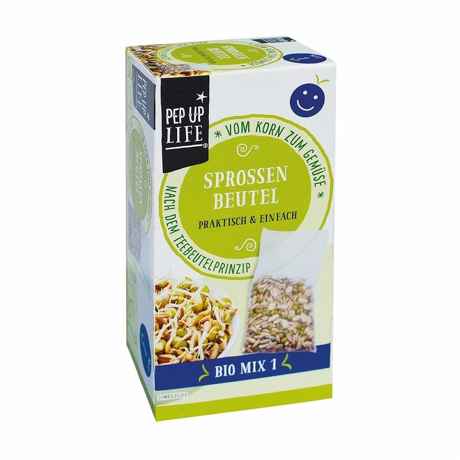 Pep Up Life Sprossenbeutel Bio Mix 1 Die Lebendige 80 G