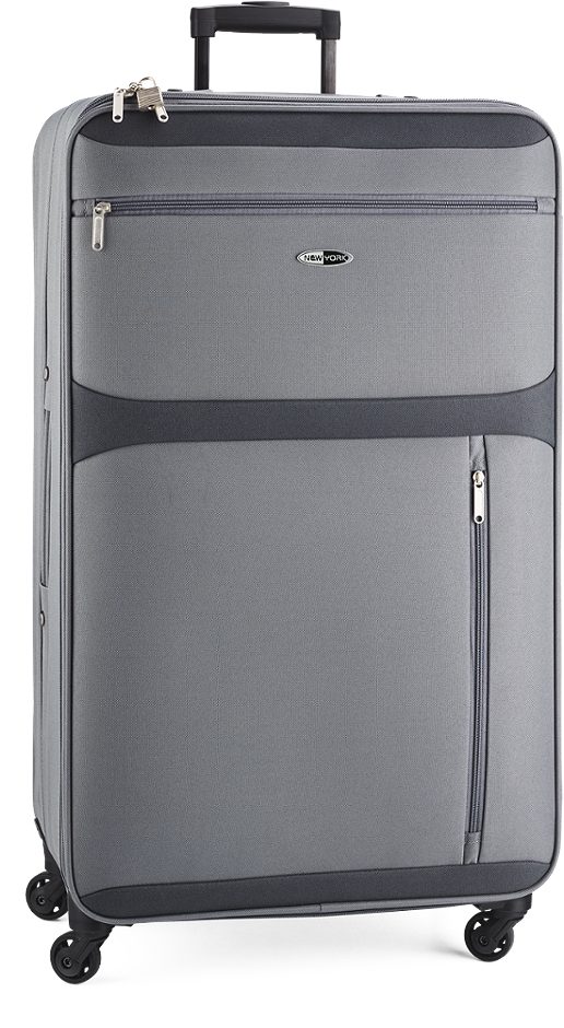 NEW YORK Comfort Koffer Softschale Dark Grey 68cm