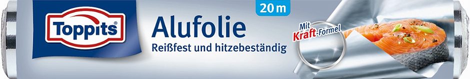 Toppits Alufolie 20 Meter Rolle