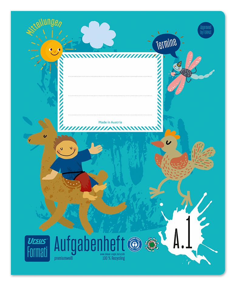Formati A.1 Aufgabenheft quart 20 Blatt
