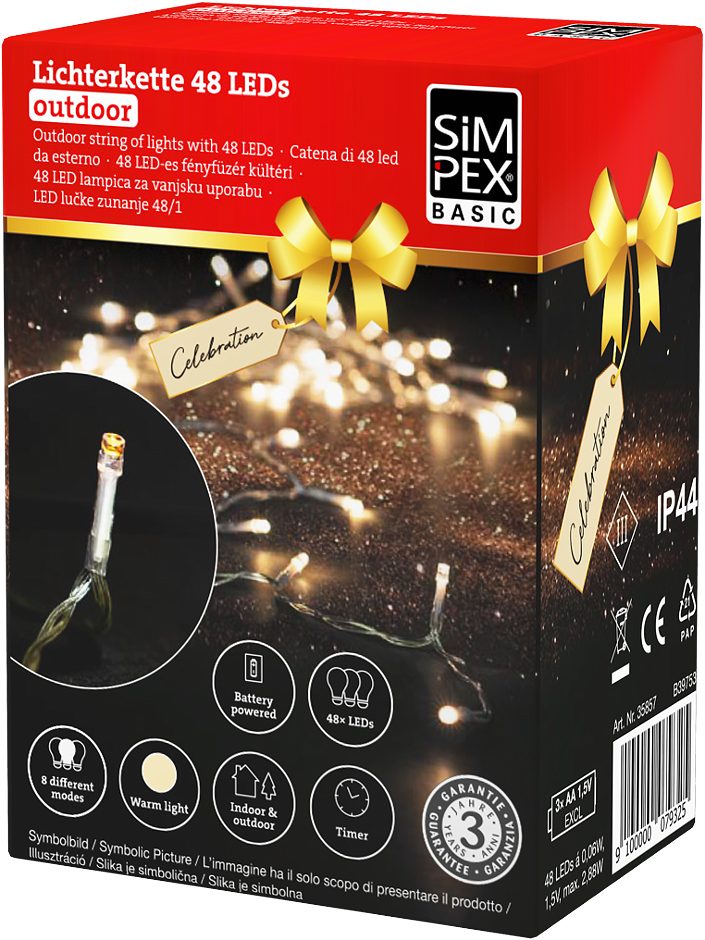 SIMPEX BASIC Celebration Lichterkette 48 LED's