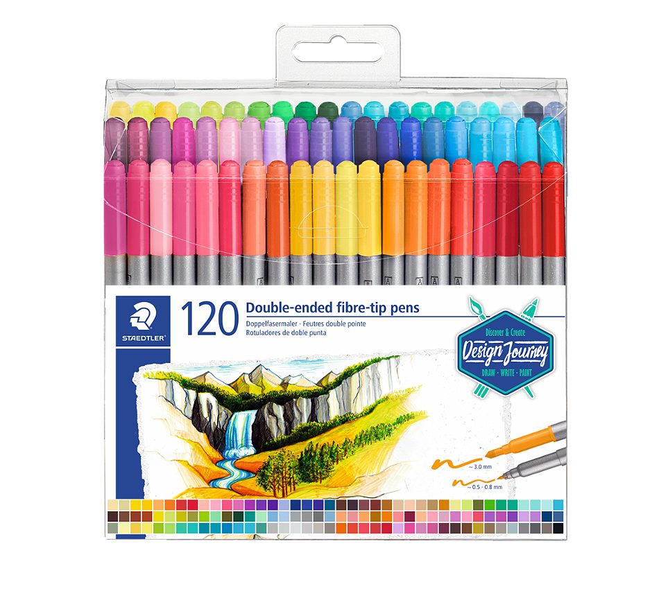 Staedtler Fasermaler doppelt 120 Farben