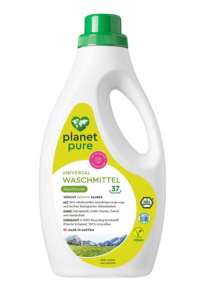 Planet Pure Universal Waschmittel Alpenfrische 37WG
