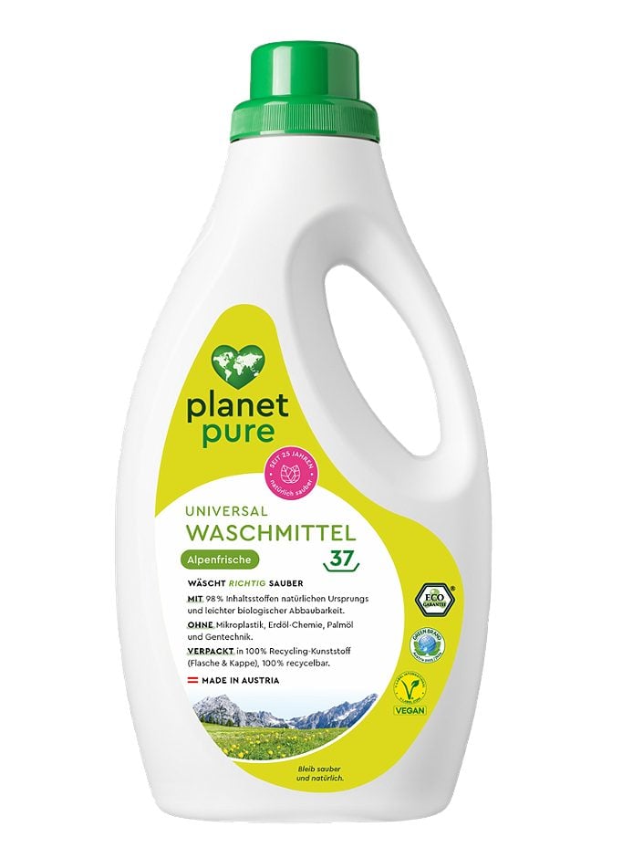 Planet Pure Universal Waschmittel Alpenfrische 37WG