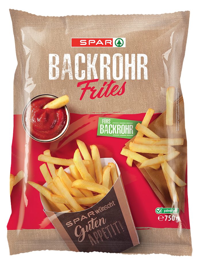 SPAR Backrohr Frites 750 G