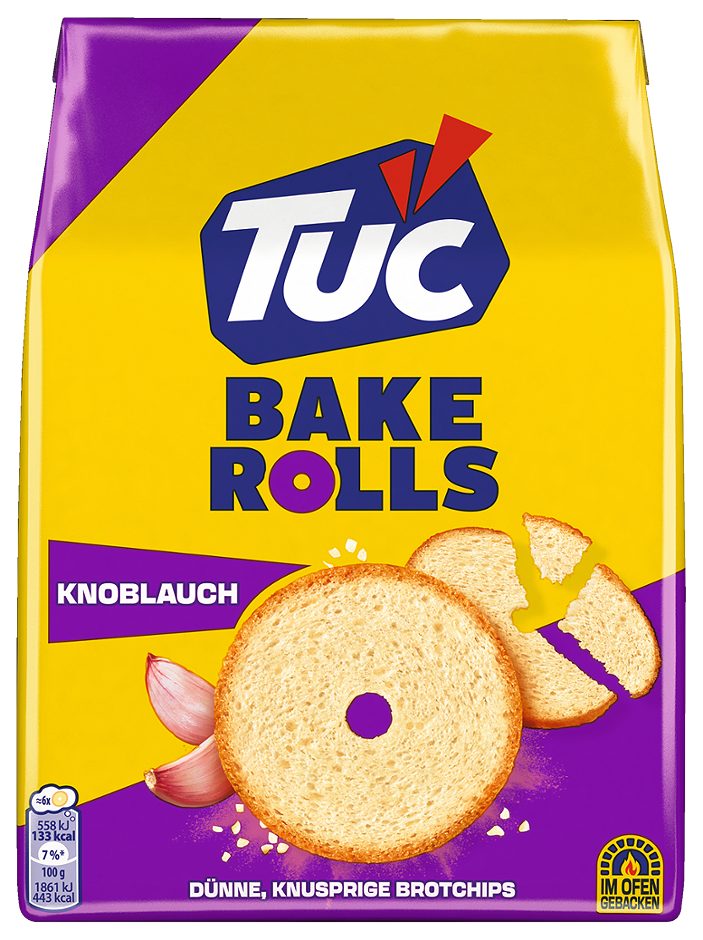 Tuc Bake Rolls Knoblauch 150 G