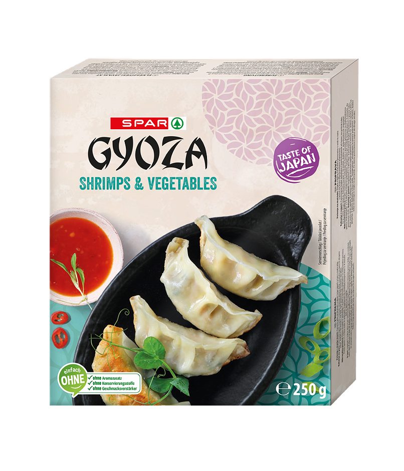 SPAR ASIA Gyoza Shrimps & Vegetables 250 G