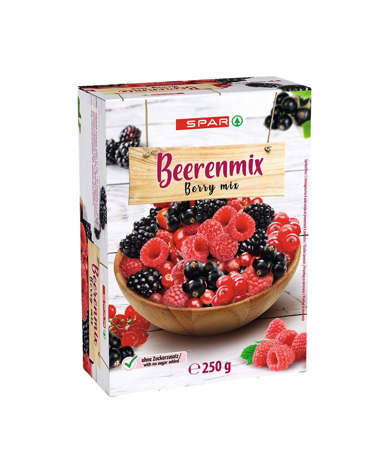 SPAR Beerenmix tiefgekühlt 250 G