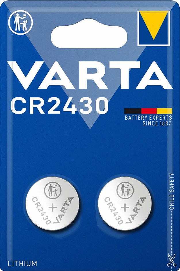 Varta Knopfzelle CR2430 2 Stück