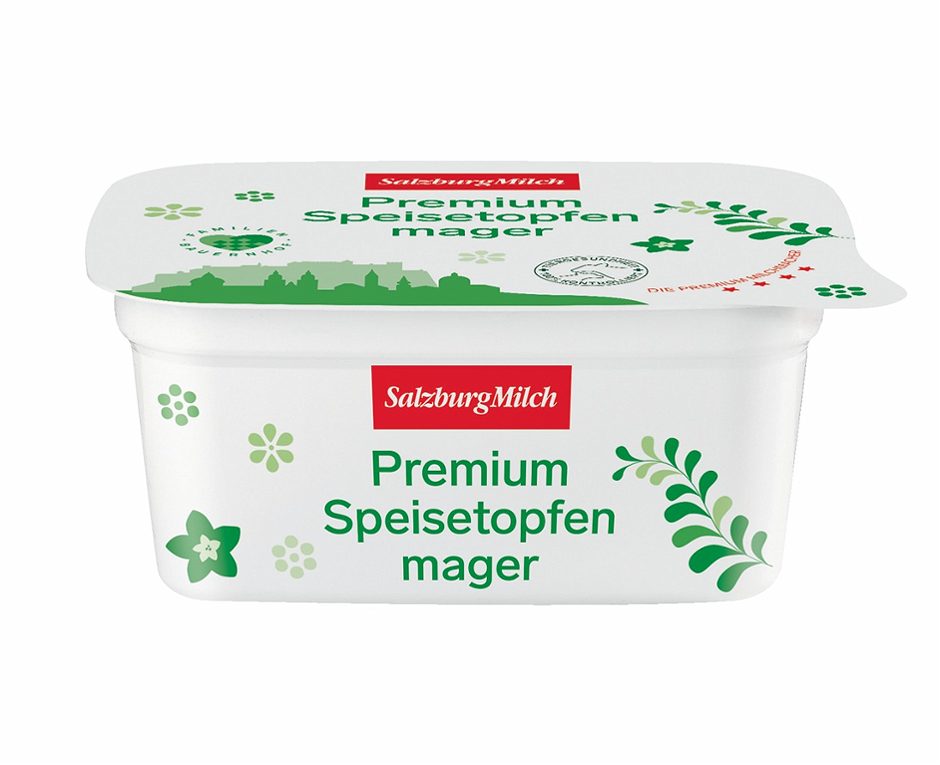 SalzburgMilch Premium Speisetopfen mager 250 G EINWEG ohne Pfand