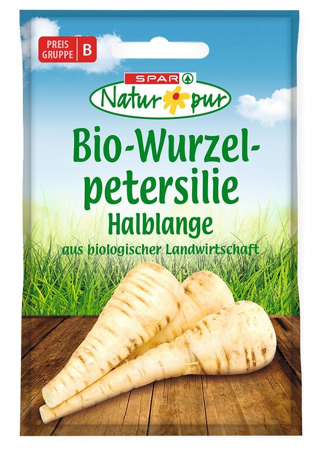 SPAR Natur*pur Saatgut Bio-Wurzelpetersilie Halblange