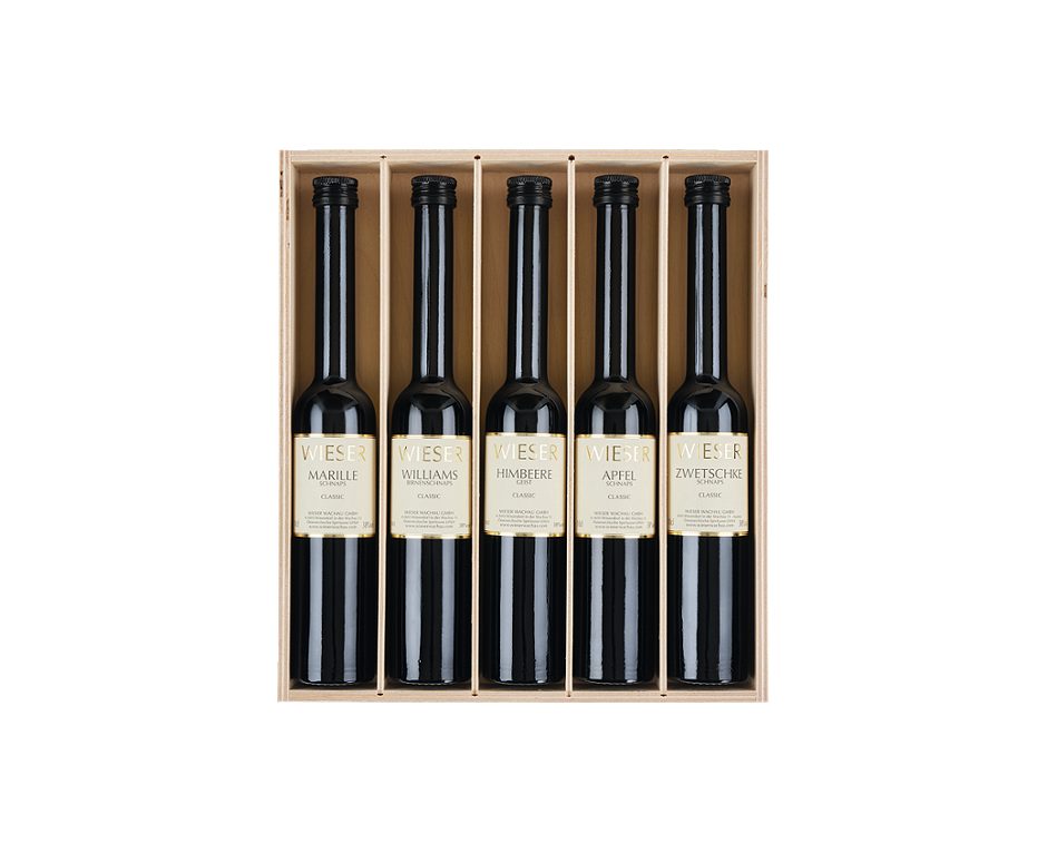 Wieser Wachauer Classic Schnapsset 5x0,1l 0,5 L