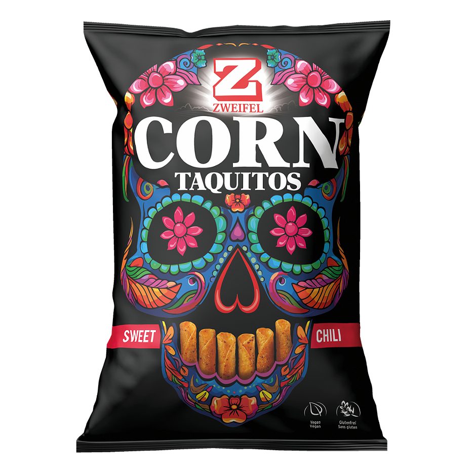 Zweifel Corn Taquitos Sweet Chili 125 G