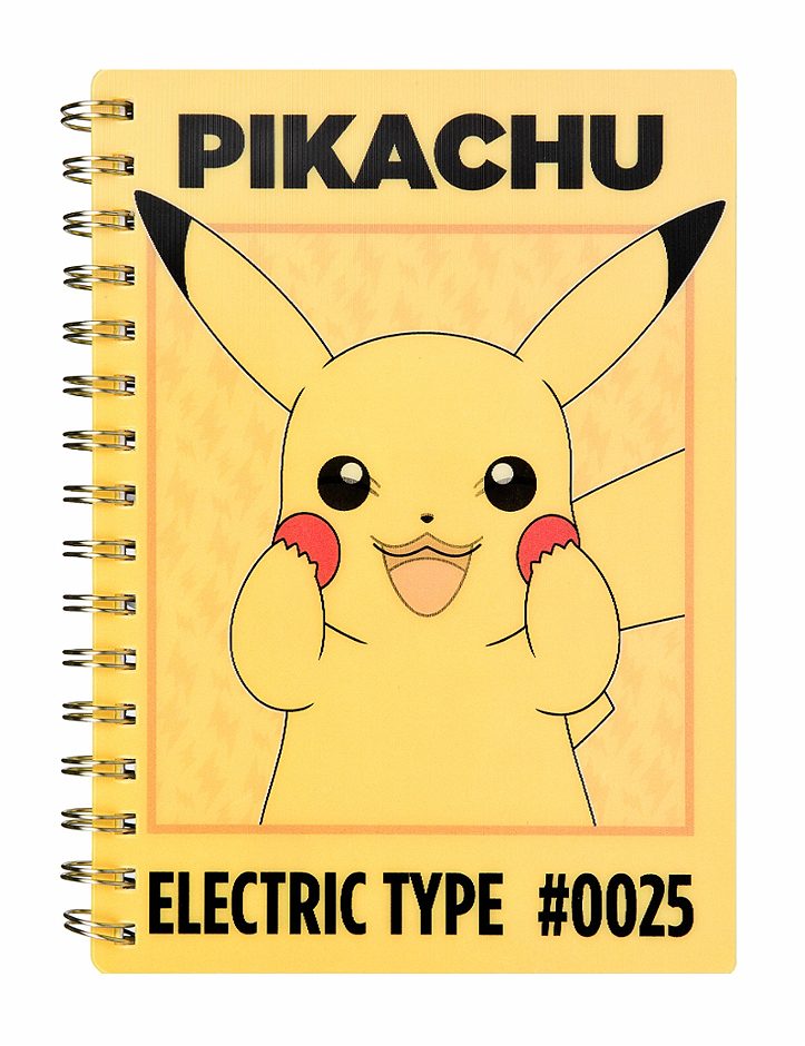Undercover 3D Spiralnotizbuch A5 Pokemon
