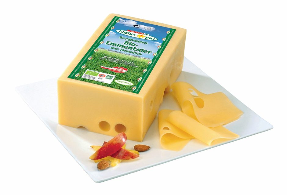 SPAR Natur*pur Bio-Emmentaler aus Heumilch 1 KG