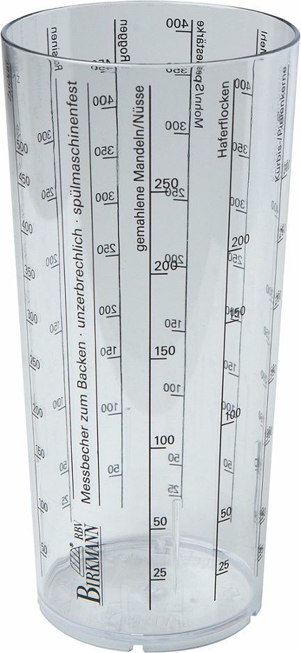 Birkmann Messbecker Kunststoff 500ml transparent
