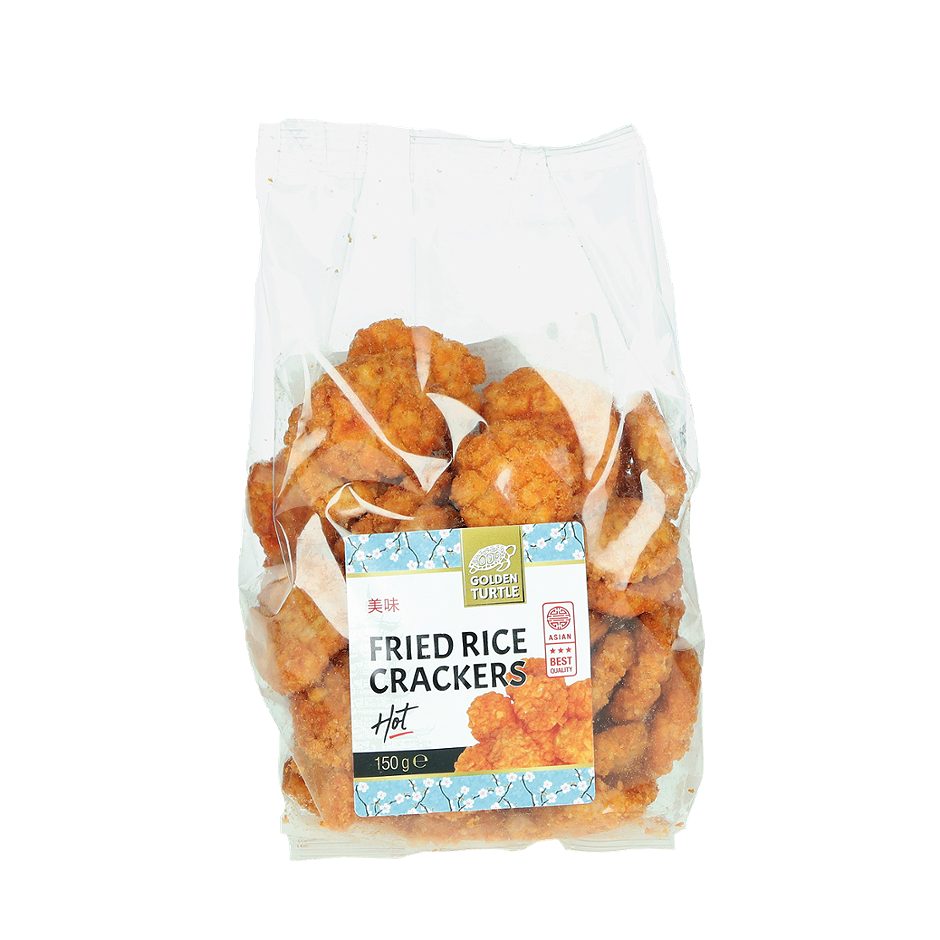 Golden Turtle Reiscracker frittiert 150 G
