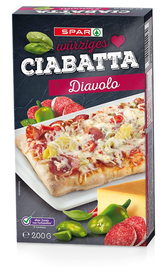 SPAR Ciabatta Diavolo 200 G