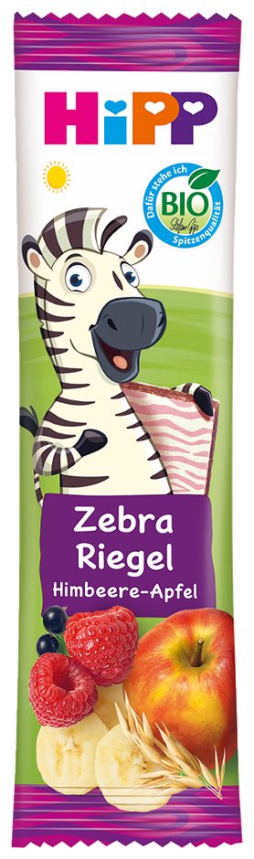 Hipp Zebra Riegel Himbeere-Apfel 23 G