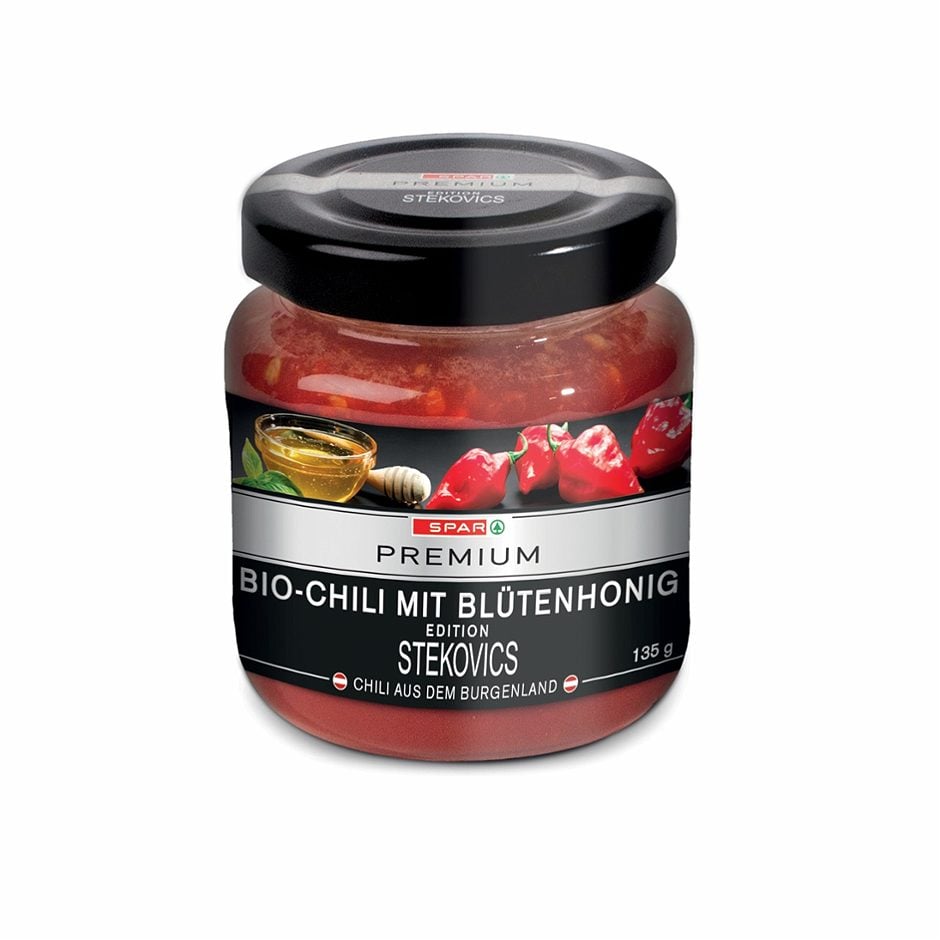 SPAR PREMIUM edition Stekovics Bio-Chili mit Blütenhonig 135g