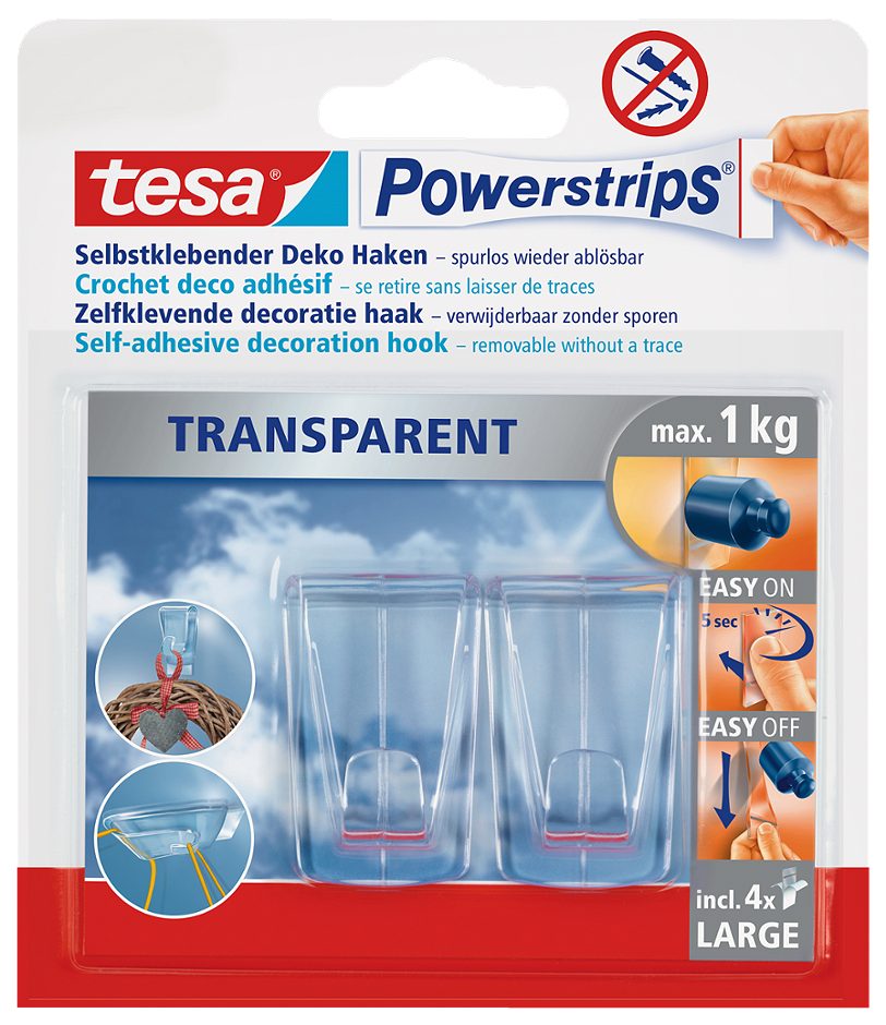 Tesa Powerstrip Deko Haken Large 2er