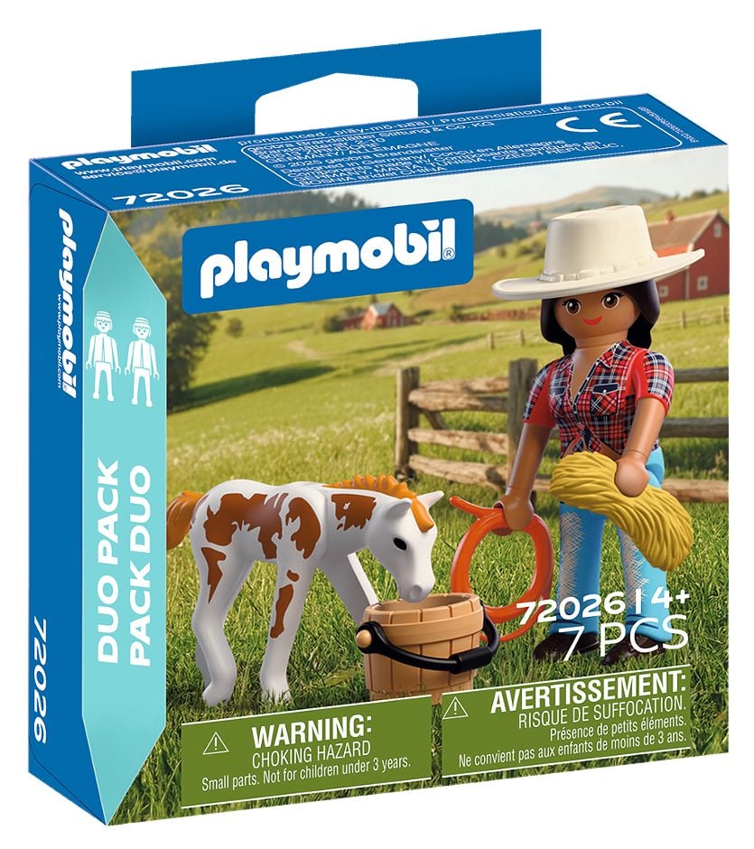 Playmobil DuoPack Reiterin mit Fohlen 72026