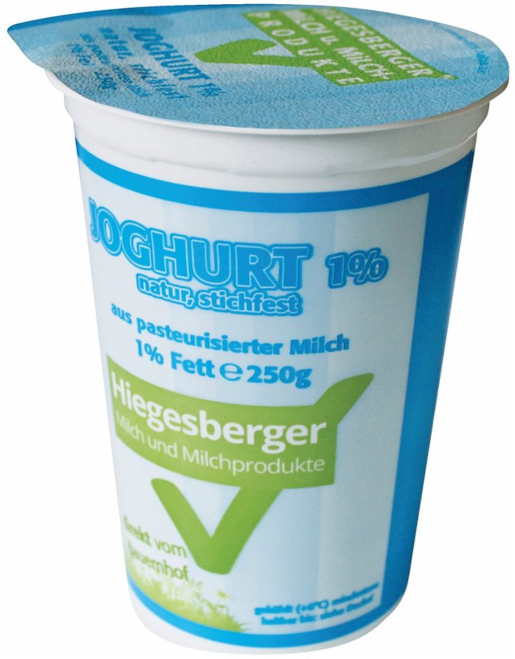 Hiegesberger Joghurt 1% Fett 250 G