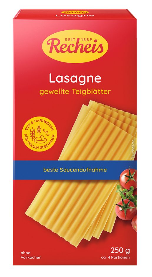 Recheis Lasagne Teigblätter gewellt 250 G