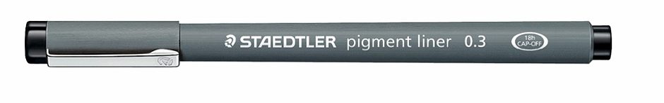 Staedtler Pigmentliner 0,3 mm, schwarz